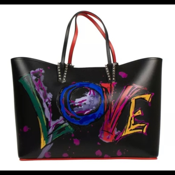 christian louboutin love tote